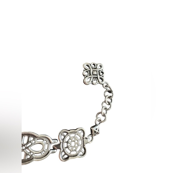 Vintage Brighton Sterling Silver Plated Panel Bracelet Infinity
Open Scroll - Picture 4 of 12